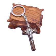 Load image into Gallery viewer, Christian Jesus Cross Keychain Religious Key Ring Jewelry Bag Pendant Car Souvenirs Gift for Women Men High Quality and New
