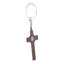 Load image into Gallery viewer, Christian Jesus Cross Keychain Religious Key Ring Jewelry Bag Pendant Car Souvenirs Gift for Women Men High Quality and New
