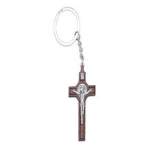 Load image into Gallery viewer, Christian Jesus Cross Keychain Religious Key Ring Jewelry Bag Pendant Car Souvenirs Gift for Women Men High Quality and New
