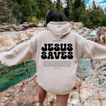 Load image into Gallery viewer, Jesus Saves Sweatshirt Christian Sweatshirts Faith Top Jesus Hoodie Bible Verses Crewneck Sweatshirt Women Graphic Pullover Tops
